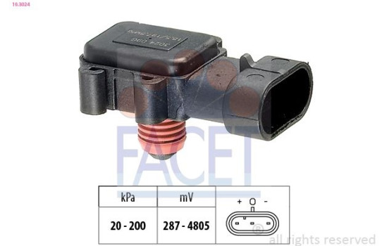 Air Pressure Sensor, height adaptation Made in Italy - OE Equivalent