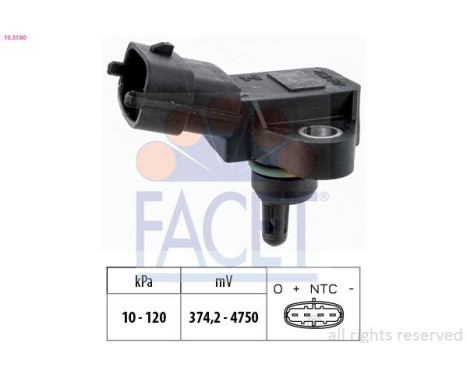 Air Pressure Sensor, height adaptation Made in Italy - OE Equivalent