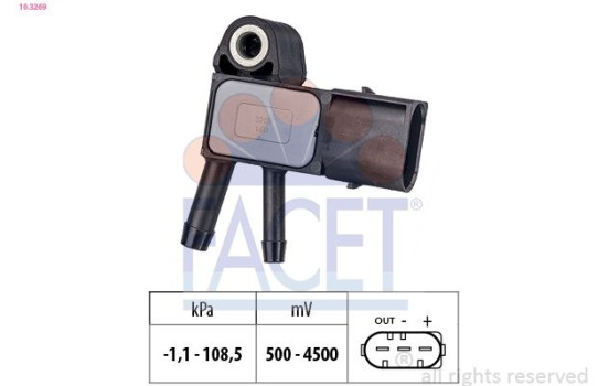 Air Pressure Sensor, height adaptation Made in Italy - OE Equivalent