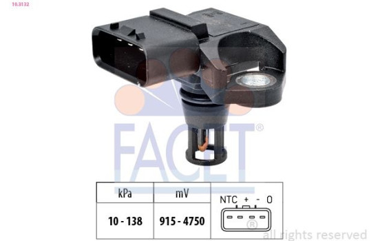 Air Pressure Sensor, height adaptation Made in Italy - OE Equivalent