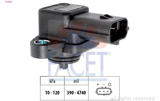 Air Pressure Sensor, height adaptation Made in Italy - OE Equivalent