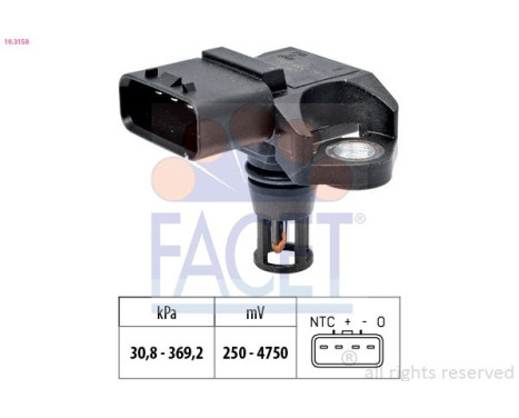Air Pressure Sensor, height adaptation Made in Italy - OE Equivalent