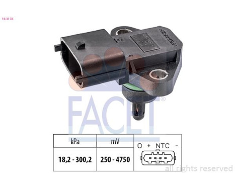Air Pressure Sensor, height adaptation Made in Italy - OE Equivalent