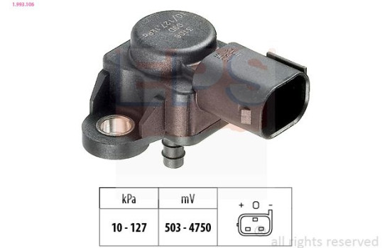 Air pressure sensor, height controller 1.993.106 EPS Facet