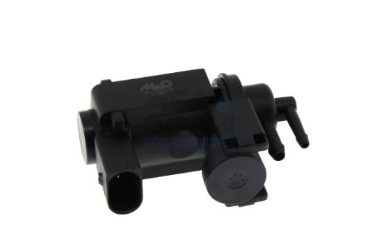 Pressure converter, exhaust gas control