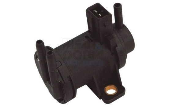 Pressure converter, exhaust gas control