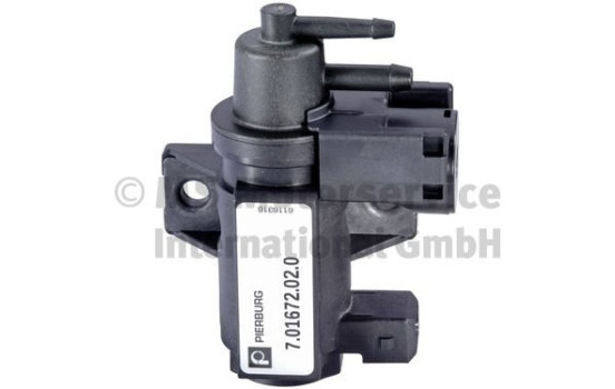 Pressure converter, exhaust gas regulation