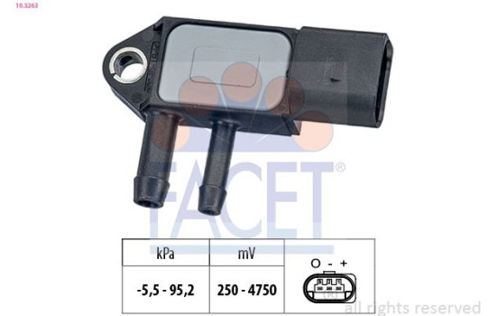 Pressure Sensor, brake booster Made in Italy - OE Equivalent