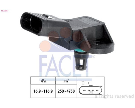 Pressure Sensor, brake booster Made in Italy - OE Equivalent