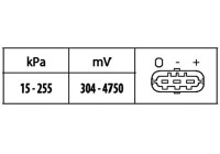 Sensor, boost pressure