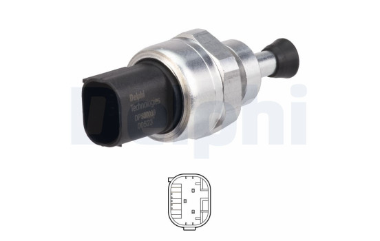 Sensor, exhaust gas pressure