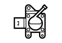 Sensor, exhaust gas pressure