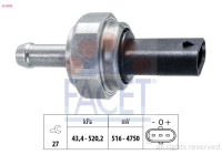 Sensor, exhaust pressure Made in Italy - OE Equivalent