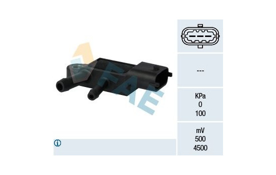 Sensor, exhaust pressure