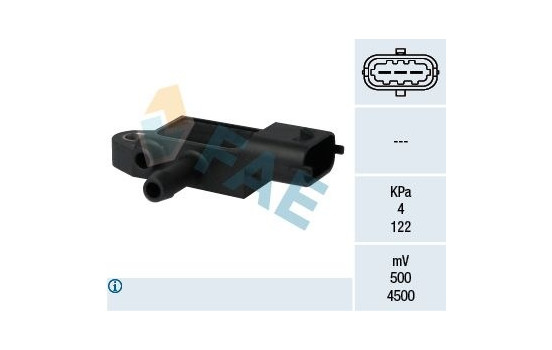 Sensor, exhaust pressure