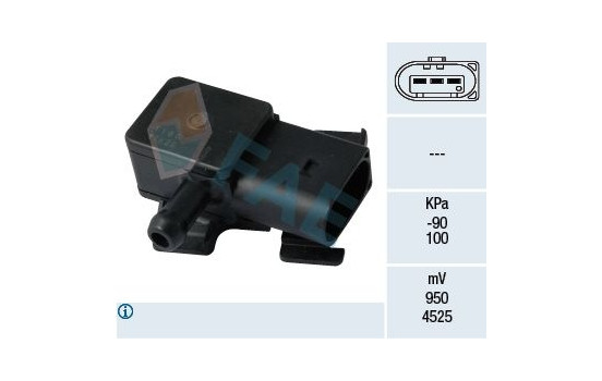 Sensor, exhaust pressure