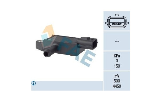 Sensor, exhaust pressure