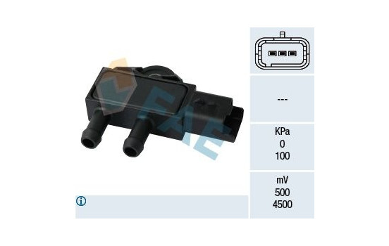 Sensor, exhaust pressure