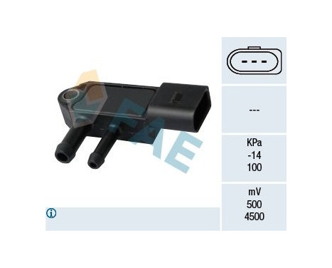 Sensor, exhaust pressure