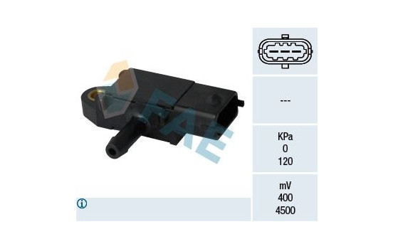 Sensor, exhaust pressure