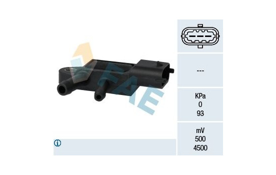 Sensor, exhaust pressure