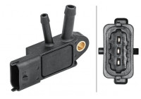 Sensor, exhaust pressure