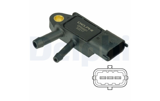 Sensor, exhaust pressure