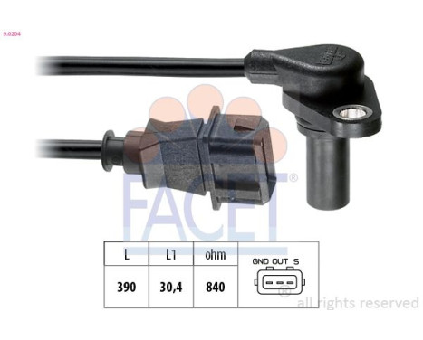 RPM Sensor, automatic transmission Made in Italy - OE Equivalent