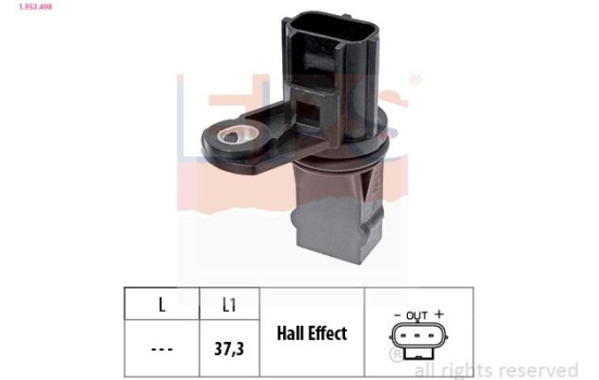 Sensor, RPM Made in Italy - OE Equivalent 1.953.498 EPS Facet