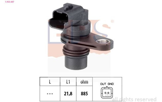 Sensor, RPM Made in Italy - OE Equivalent 1953487 EPS Facet