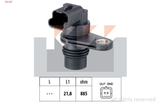 Sensor, RPM Made in Italy - OE Equivalent 453487 KW