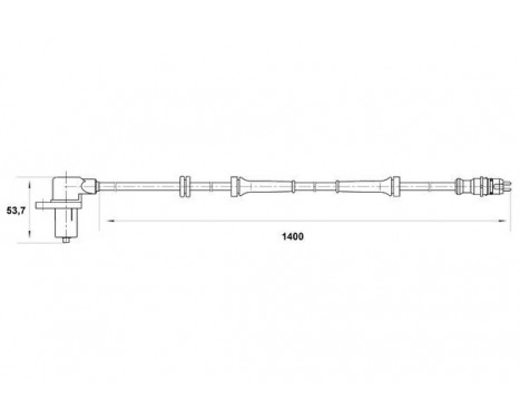 Sensor, wheel speed