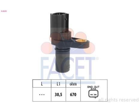 Speed sensor, automatic drive