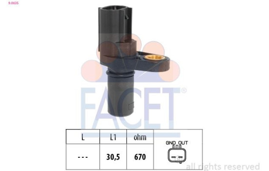 Speed sensor, automatic drive
