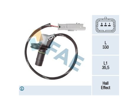 Speed sensor, gearbox