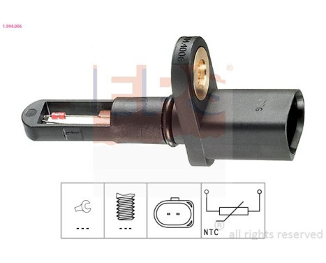 Sender Unit, intake air temperature Made in Italy - OE Equivalent 1.994.006 EPS Facet