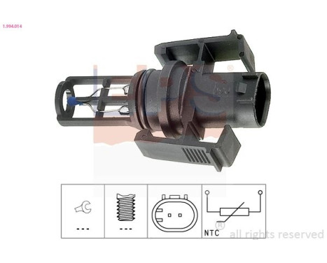 Sender Unit, intake air temperature Made in Italy - OE Equivalent 1.994.014 EPS Facet, Image 2