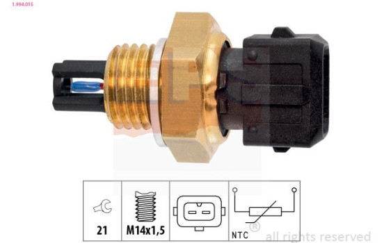 Sender Unit, intake air temperature Made in Italy - OE Equivalent 1994015 EPS Facet