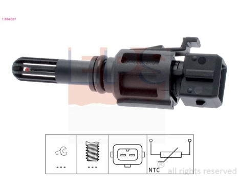 Sender Unit, intake air temperature Made in Italy - OE Equivalent 1994027 EPS Facet