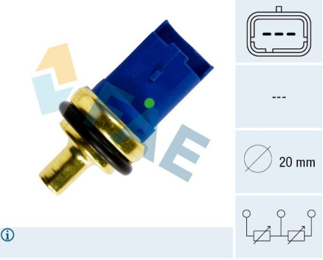 Sensor, coolant temperature