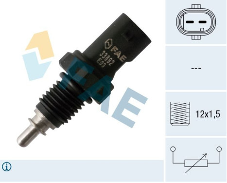 Sensor, coolant temperature