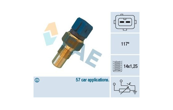 Sensor, cylinder head temperature