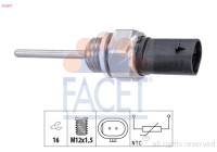 Sensor, exhaust gas temperature 22.0257 Facet