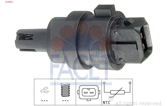 Sensor, intake air temperature Made in Italy - OE Equivalent 10.4013 Facet