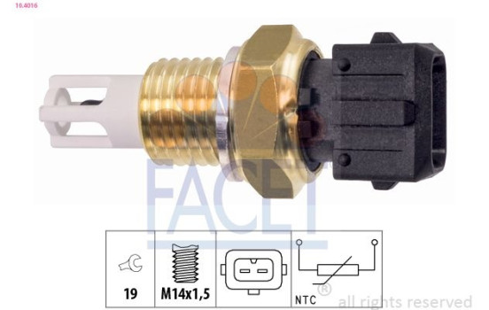 Sensor, intake air temperature Made in Italy - OE Equivalent 10.4016 Facet