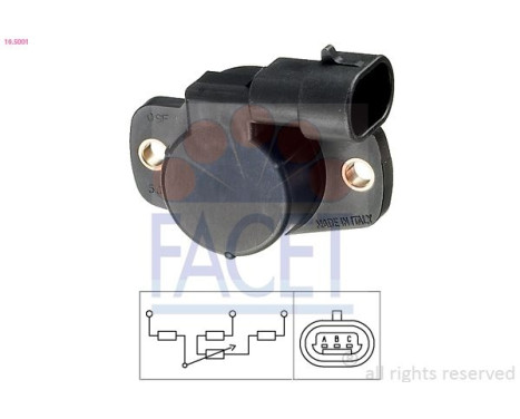 Sensor, throttle position Made in Italy - OE Equivalent