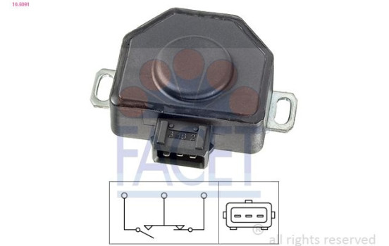 Sensor, throttle position Made in Italy - OE Equivalent