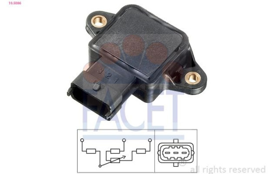 Sensor, throttle position Made in Italy - OE Equivalent