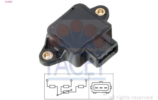 Sensor, throttle position Made in Italy - OE Equivalent