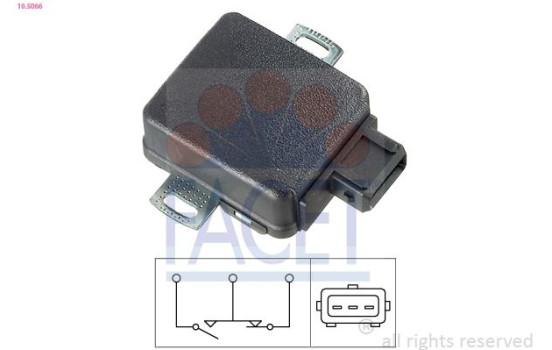 Sensor, throttle position Made in Italy - OE Equivalent